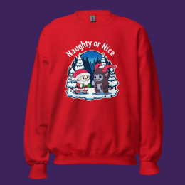 Santa V Krampus Sweater